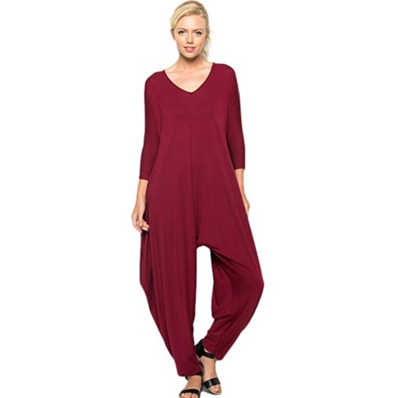 maternity harem jumpsuit